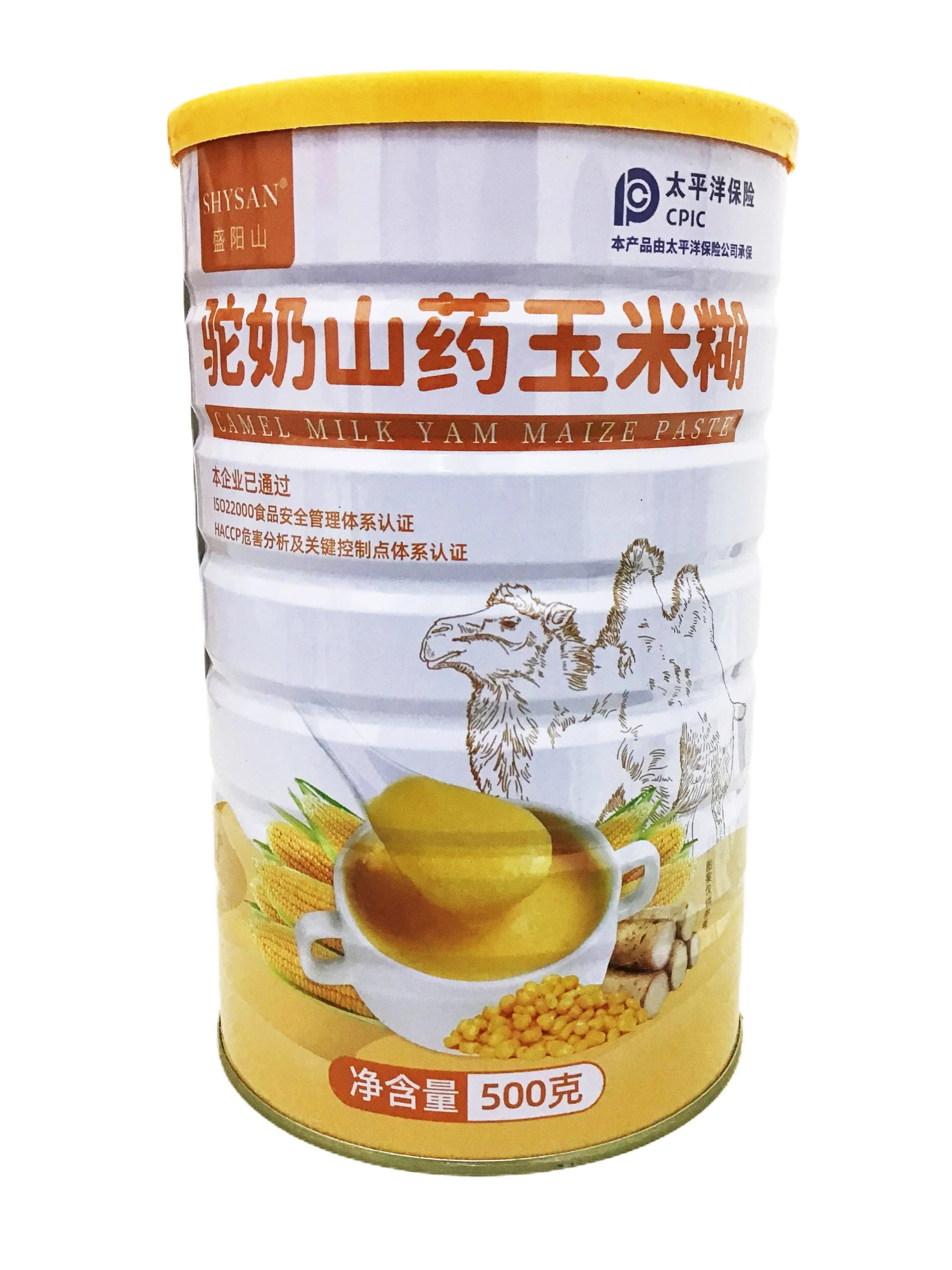 Shengyangshan camel milk, yam & corn paste 500g