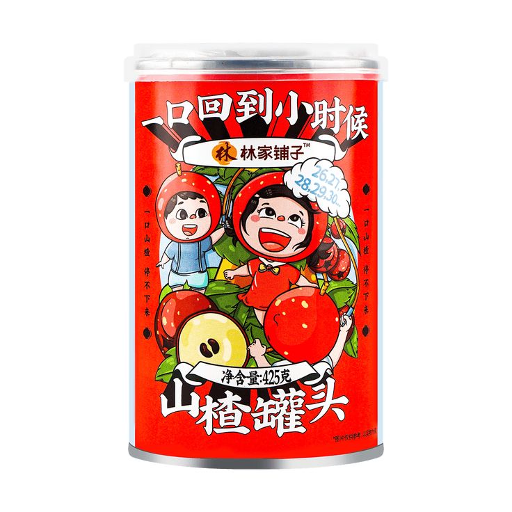Linjia Puzi canned strawberry in syrup 425 g