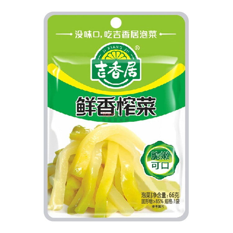 Jixiangju pickled mustard tuber (zhacai)  80 g