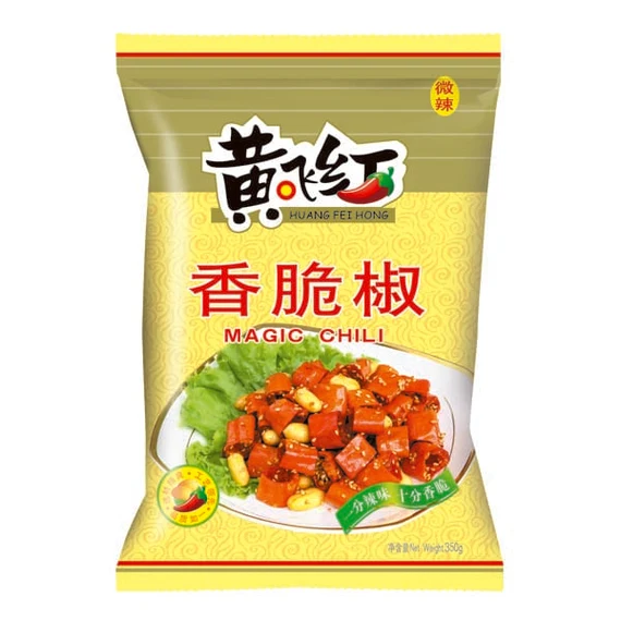Huang Fei Hong Magic Chili (crispy chili peanut snack)