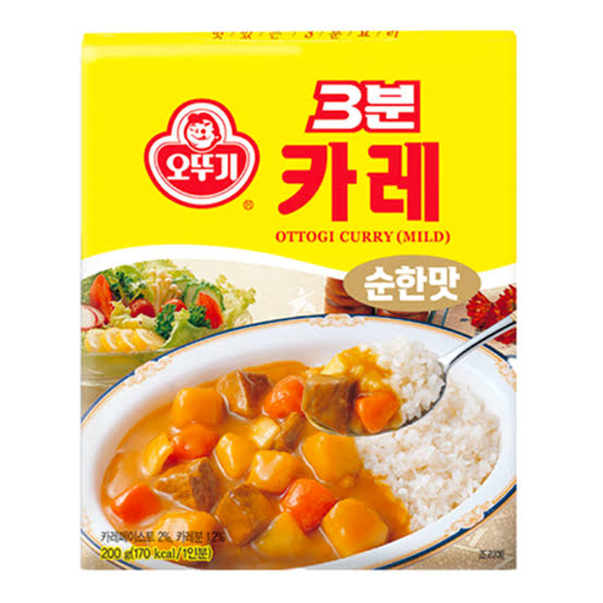 Ottogi 3-minute instant beef jjajang sauce retort pouch meal 200g