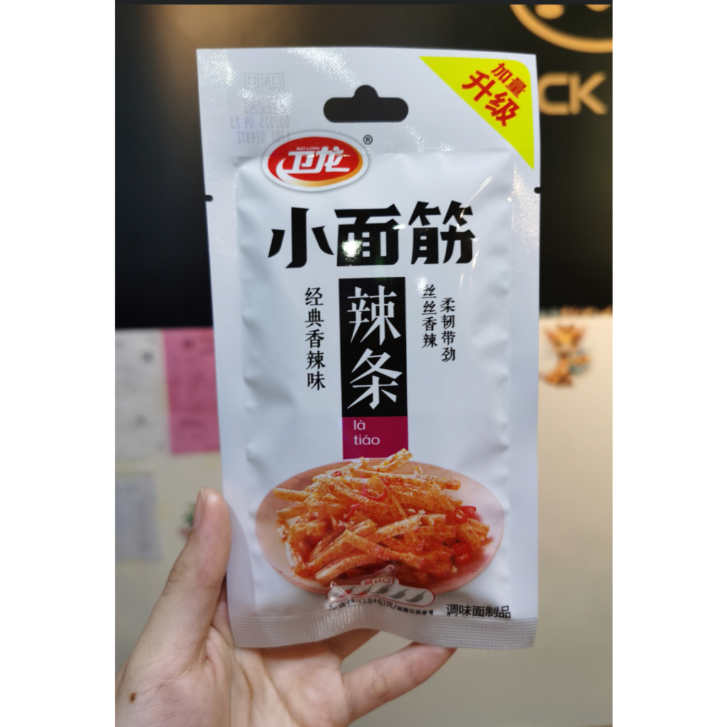 Spicy gluten strips (La Tiao) 24 g